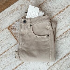 Brunello Cucinelli the straight leg mid rise jean